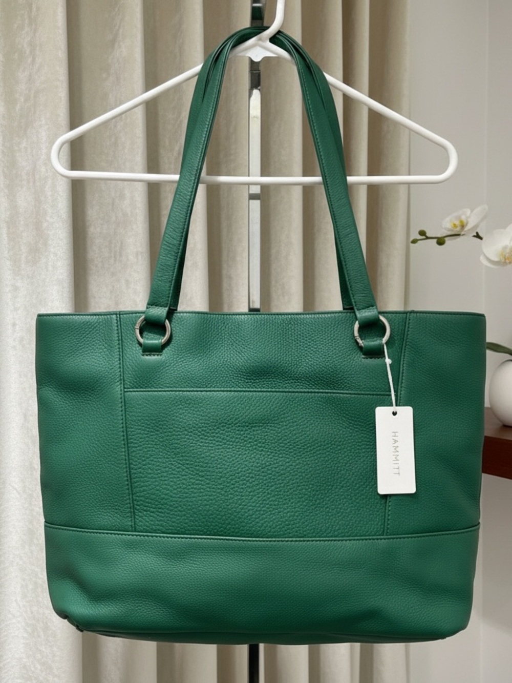 Hammitt Andersen Tote | Verdant Green | Pebbled Leather | NWT